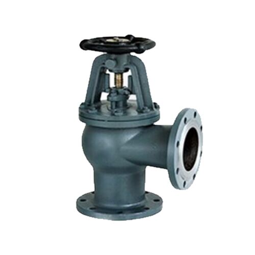 jis f7350 marine cast steel angle globe valve