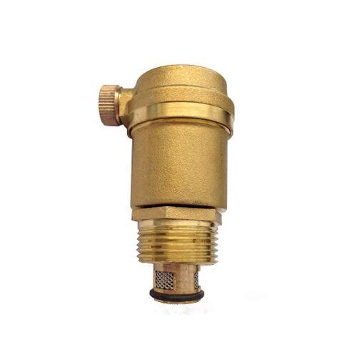 marine brass forging automatic exhaust valve white background