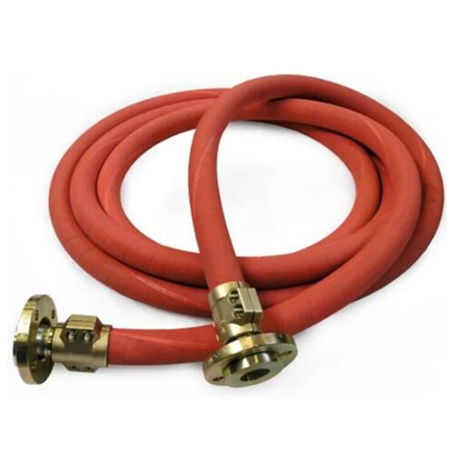 Marine epdm steam hose white background