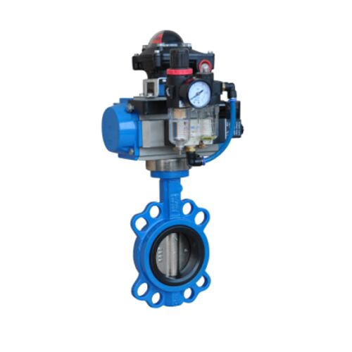 marine yd series wafer butterfly valve type a white background